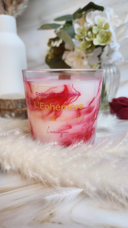 Bougie L'Ephémère - Fleur de Cerisier